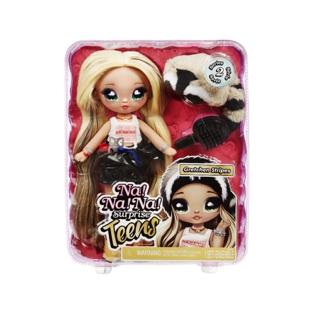 Na! Na! Na! Surprise Gretchen Stripes Teens Fashion Doll New In Packaging